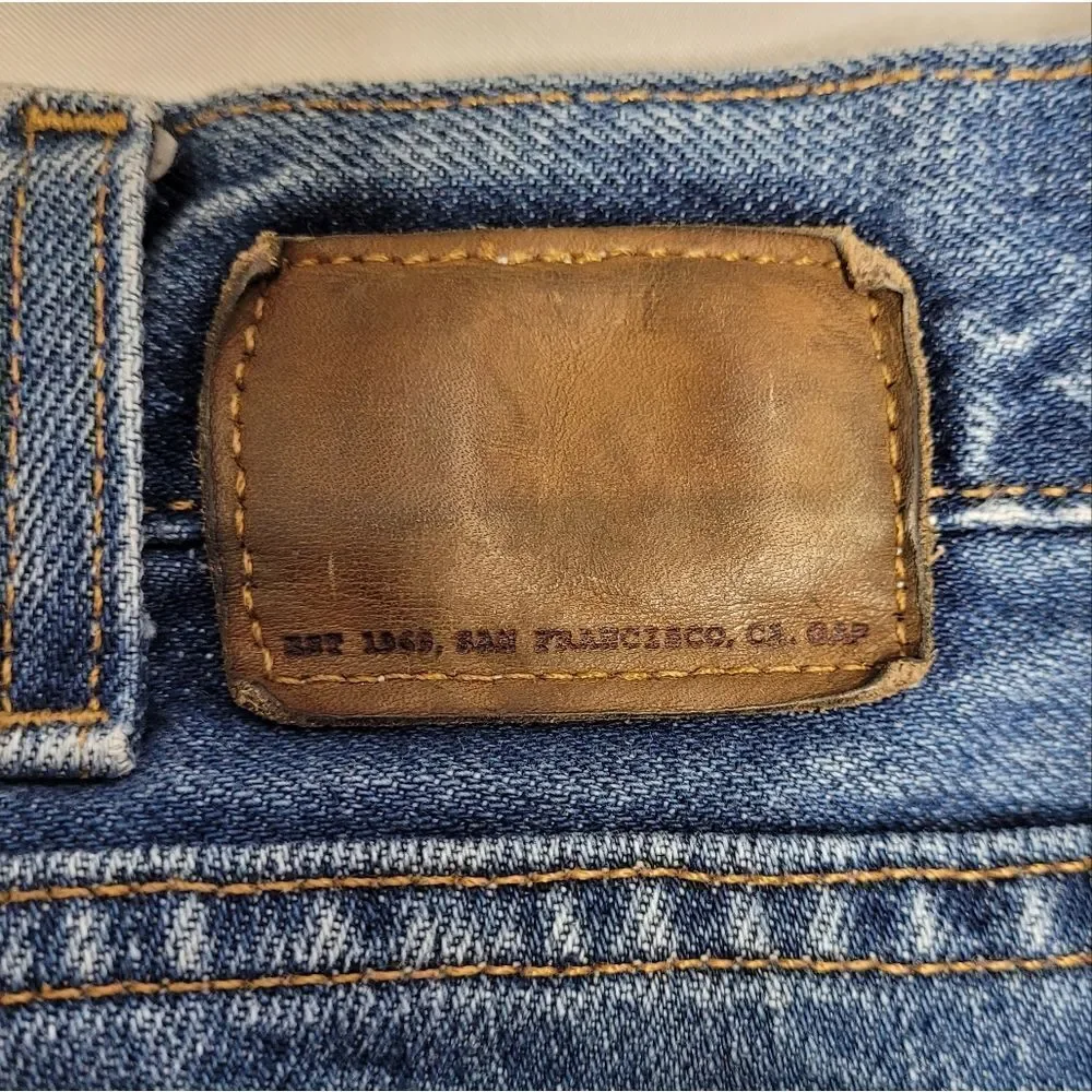 VINTAGE 90s/Y2K GAP‎ easy fit medium wash baggy denim jeans 36x30